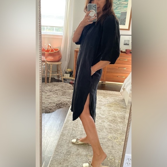 Apiece Apart Linen Blend Long Dress - Picture 3 of 12